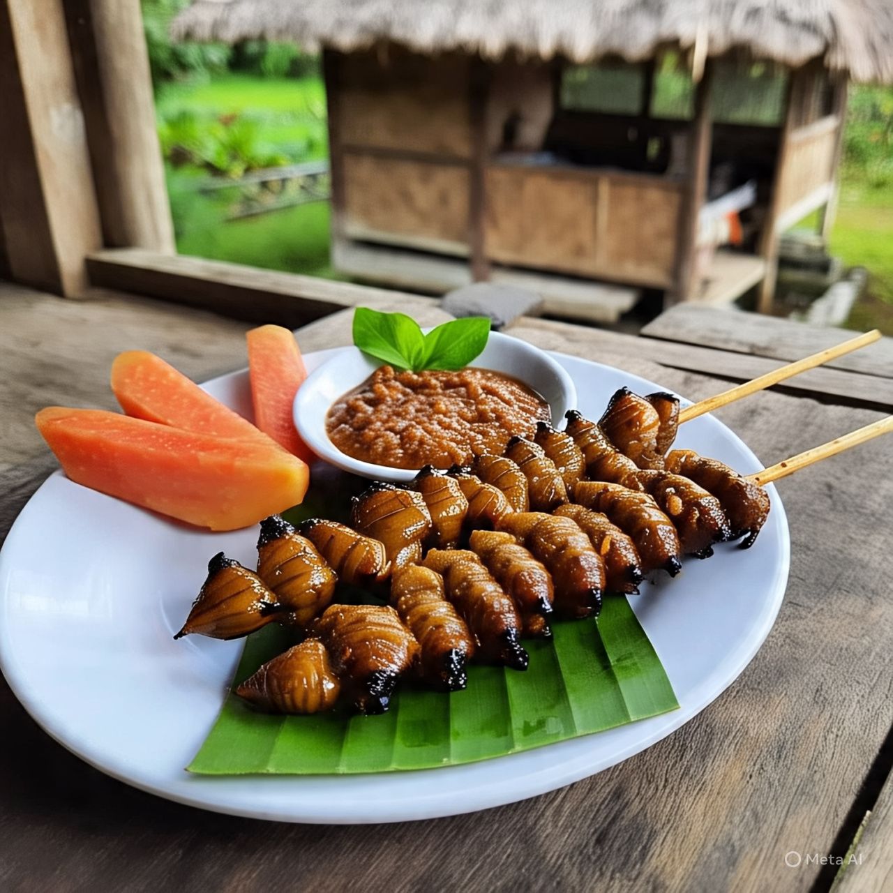 Resep Sate Ulat Sagu